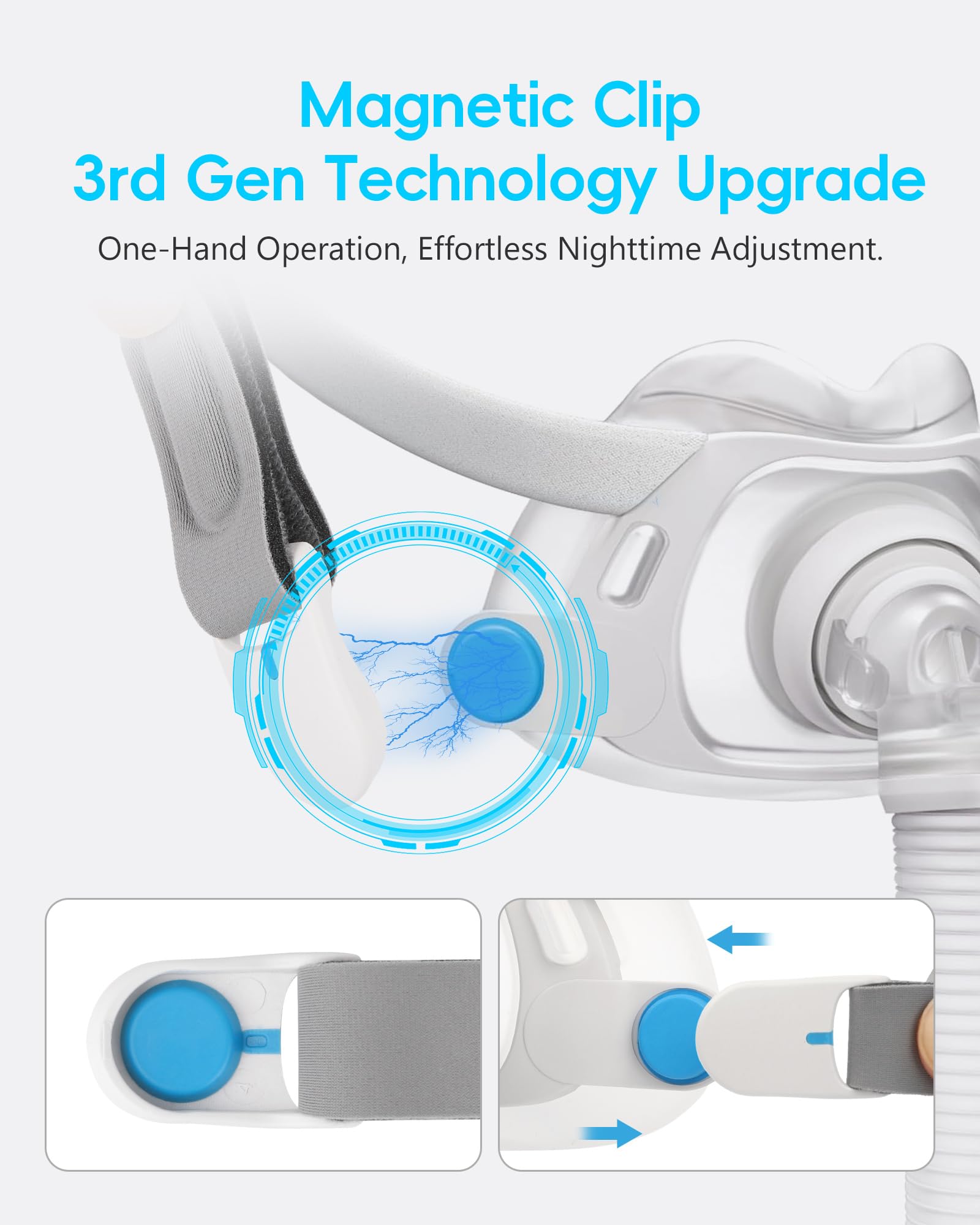 Magnetic clips by AHIYIYI enable easy wear and quick adjustments