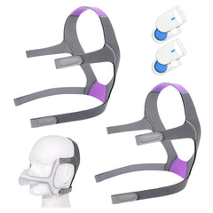 AHIYIYI N20 headgear purple front view for a comfortable fit