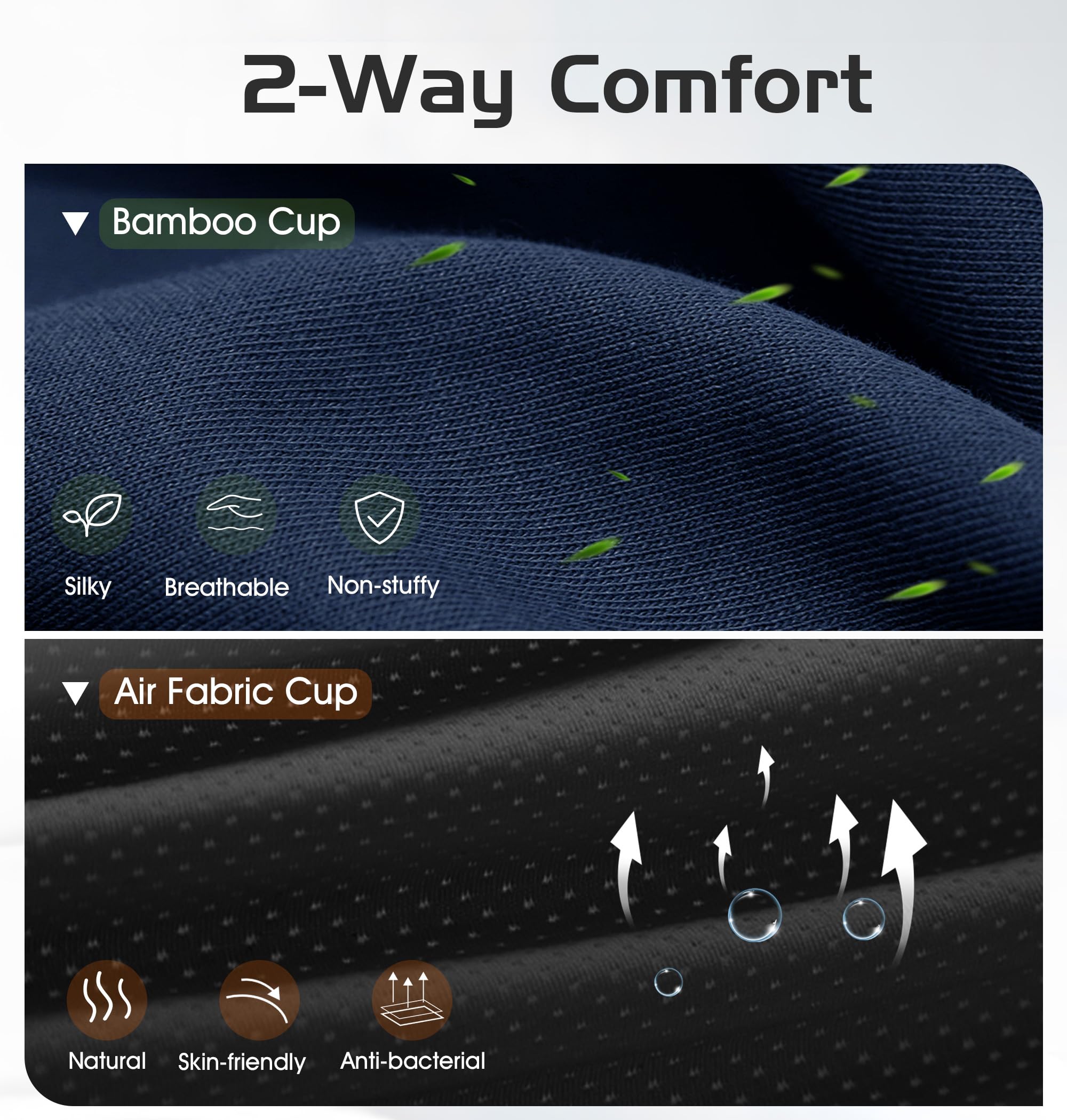 AHUIARGY 3D contoured eye mask reduces pressure for side sleepers