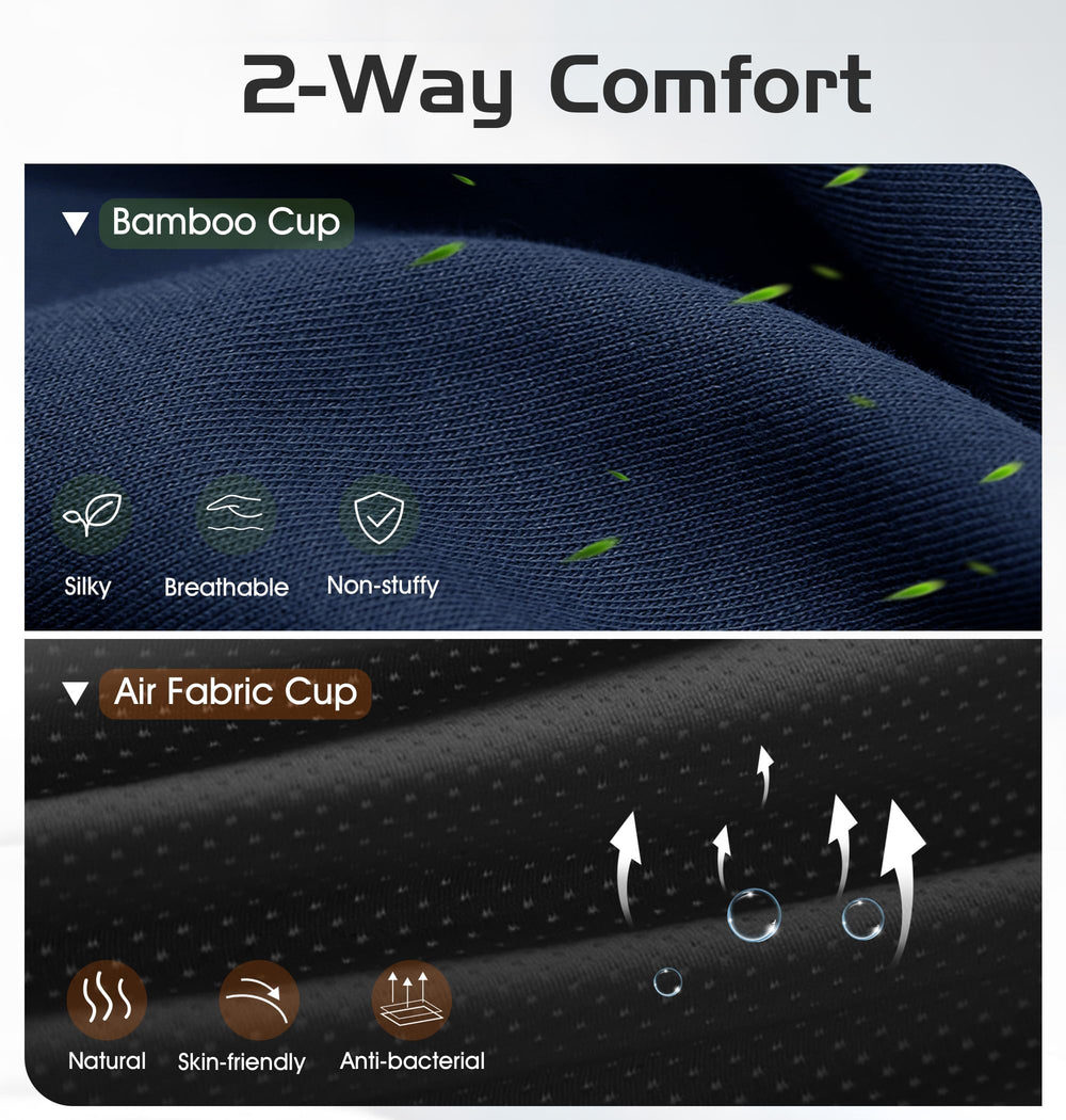 AHUIARGY 3D contoured eye mask reduces pressure for side sleepers