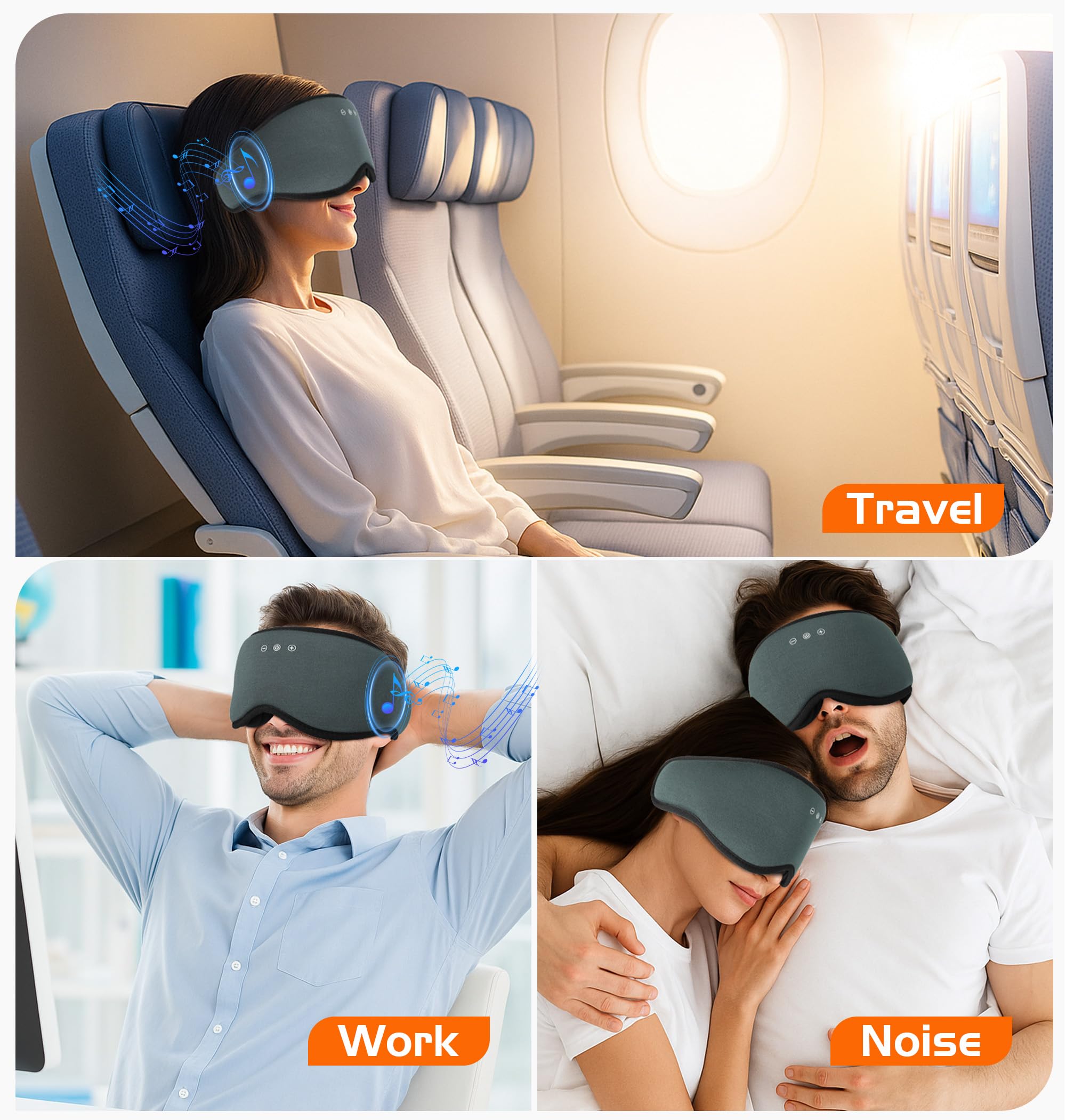 AHUIARGY ideal travel companion for plane or hotel environments.