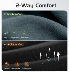 AHUIARGY 3D contour design reduces eye pressure for side sleepers.