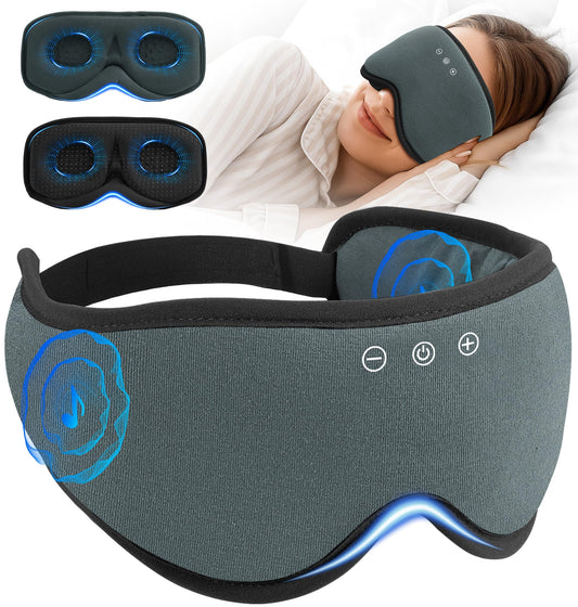 AHUIARGY Bluetooth sleep mask with removable cups for customizable comfort.