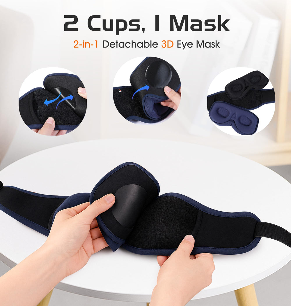 AHUIARGY sleep headphones with 5.4 technology for clear audio during rest