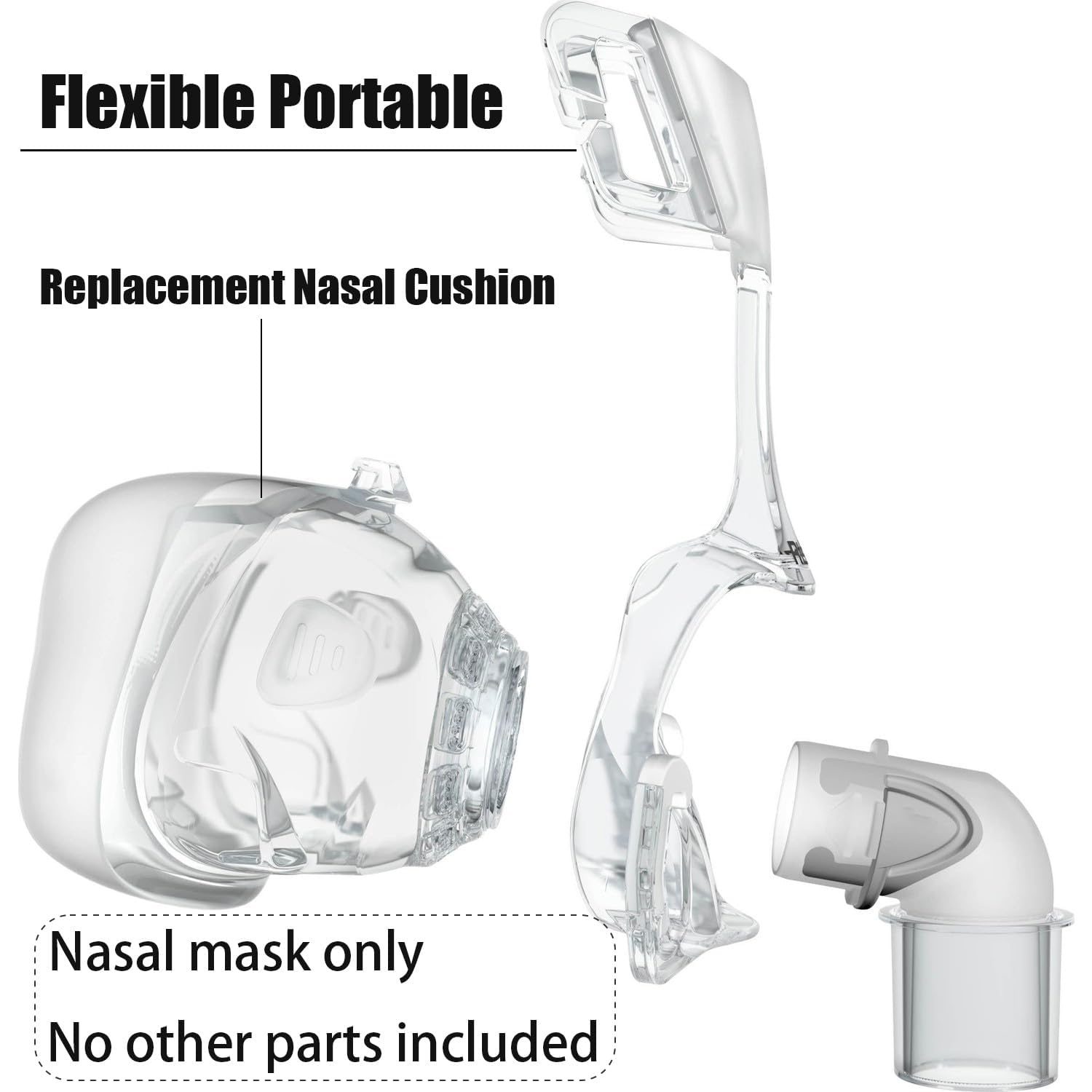 Lightweight cushion designed for home and travel portability with Mirage FX.