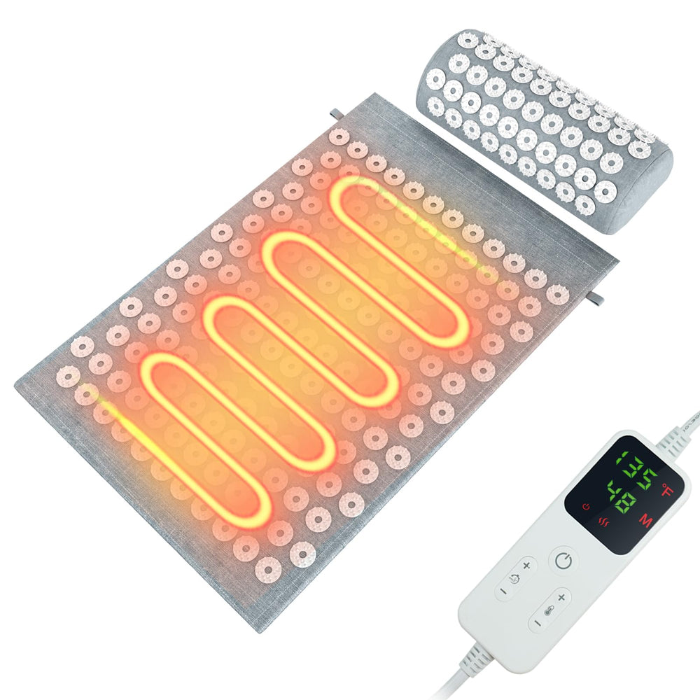 AICNLY Acupuncture Heating Mat cover close-up for a comfortable surface feel.