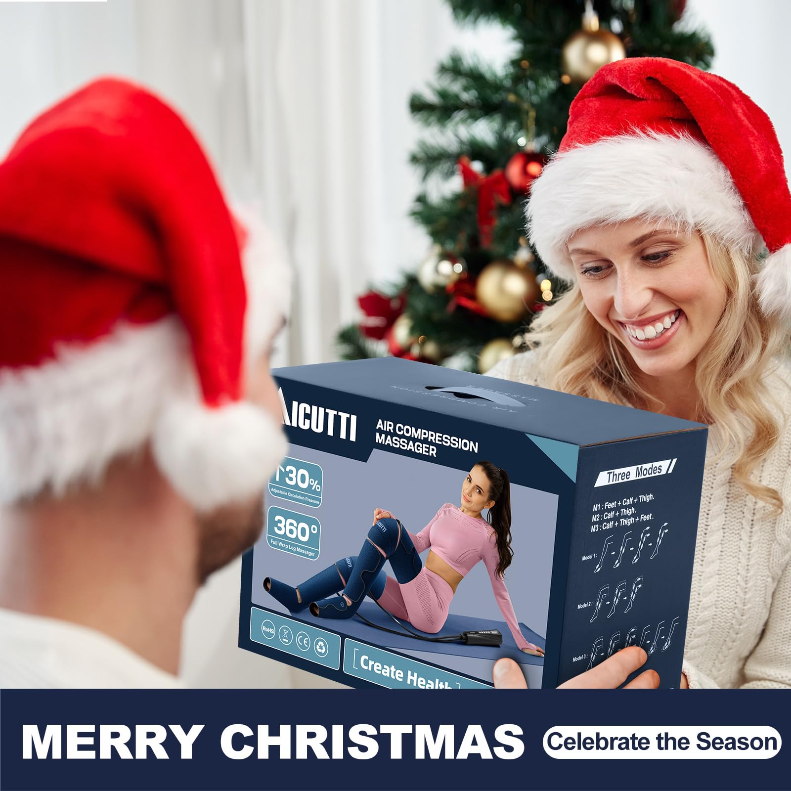 AICUTTI heat-options highlighting customizable warmth during massage