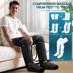 AICUTTI massager with heat control visible, providing customizable warmth.
