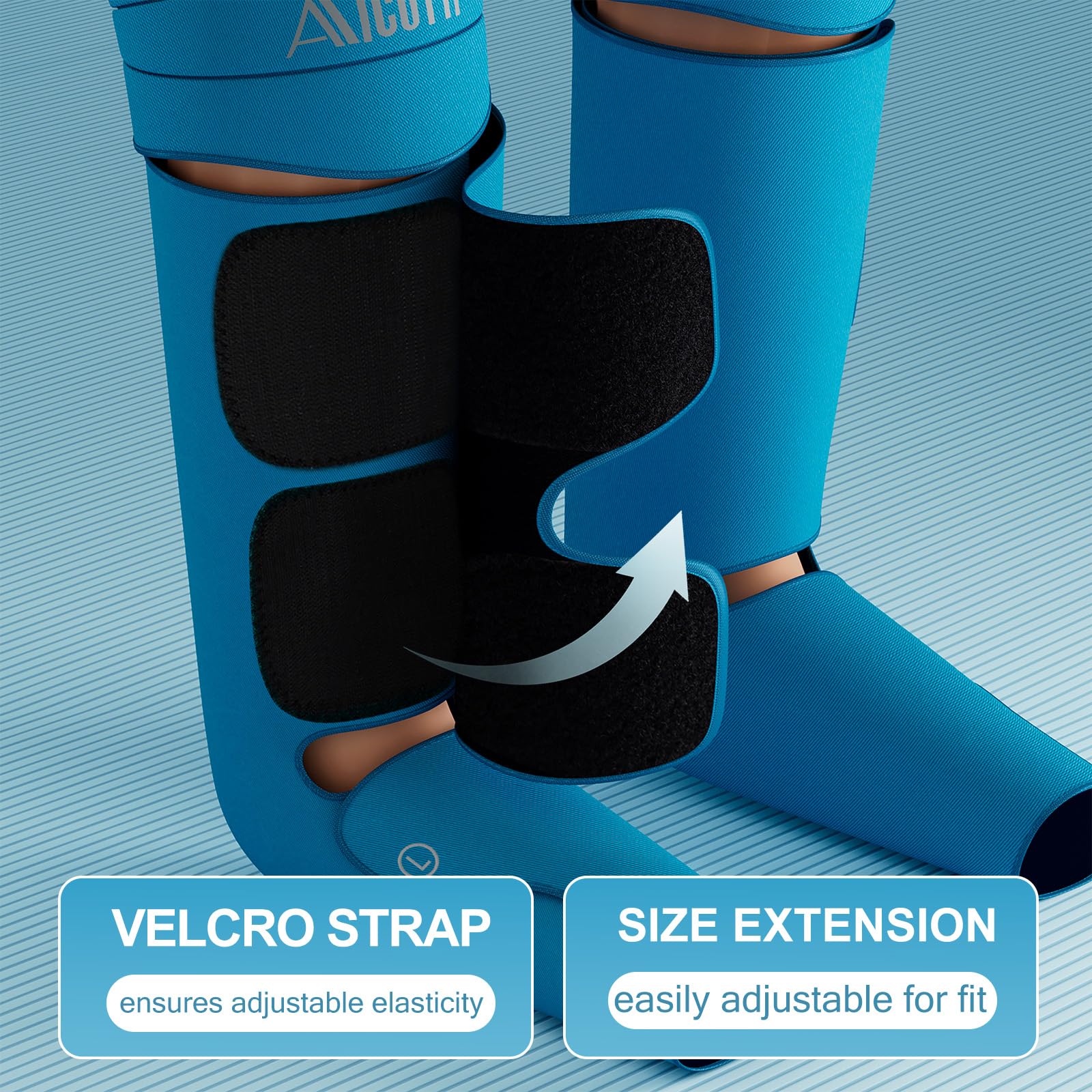 AICUTTI pant-like design covering thighs, calves, and feet for full relief.