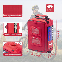 AID MATE Pro features removable Velcro panel for versatile attachment.