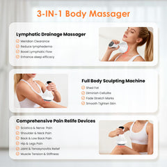 AIHEU 4-in-1 therapy device showing heating, light, and vibration features