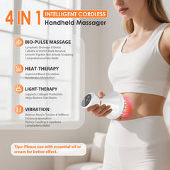AIHEU massager in hand for easy handheld operation