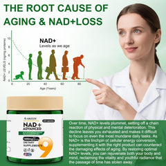 AIKEEDE NAD bottle in active lifestyle setting supports daytime energy