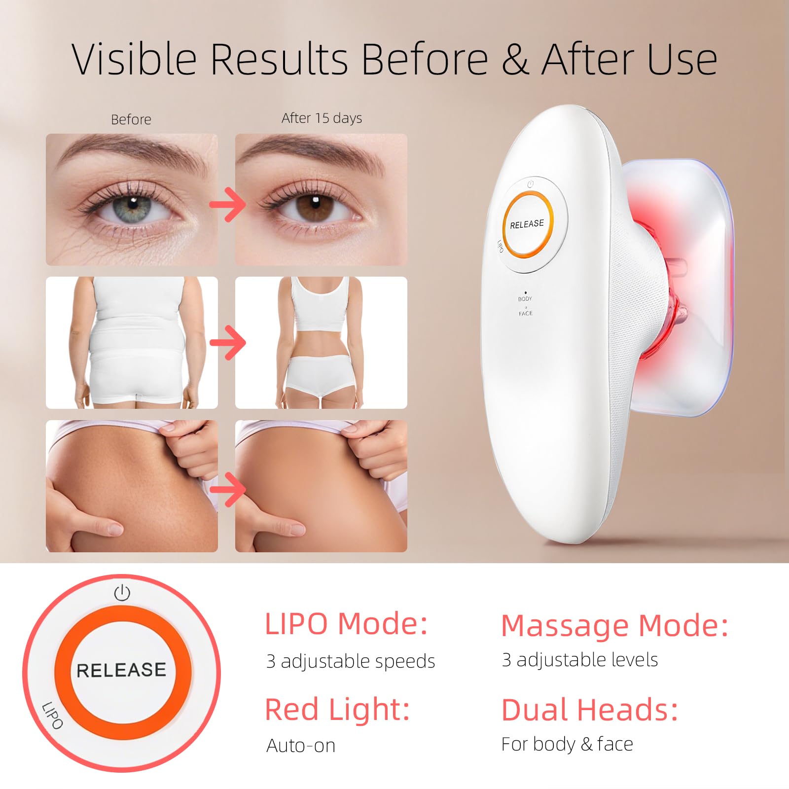 Aimmbiuty red-light panel supports gentle light therapy for a refreshing routine