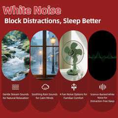 Aimmbiuty white noise sounds panel to mask distractions during work or rest