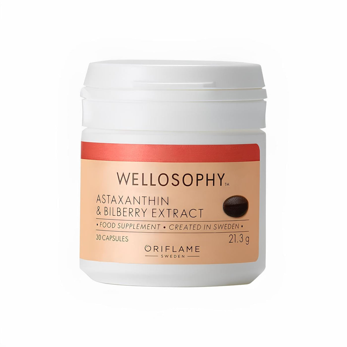AIOUTGOGO Wellosophy bottle with capsules for daily antioxidant support.