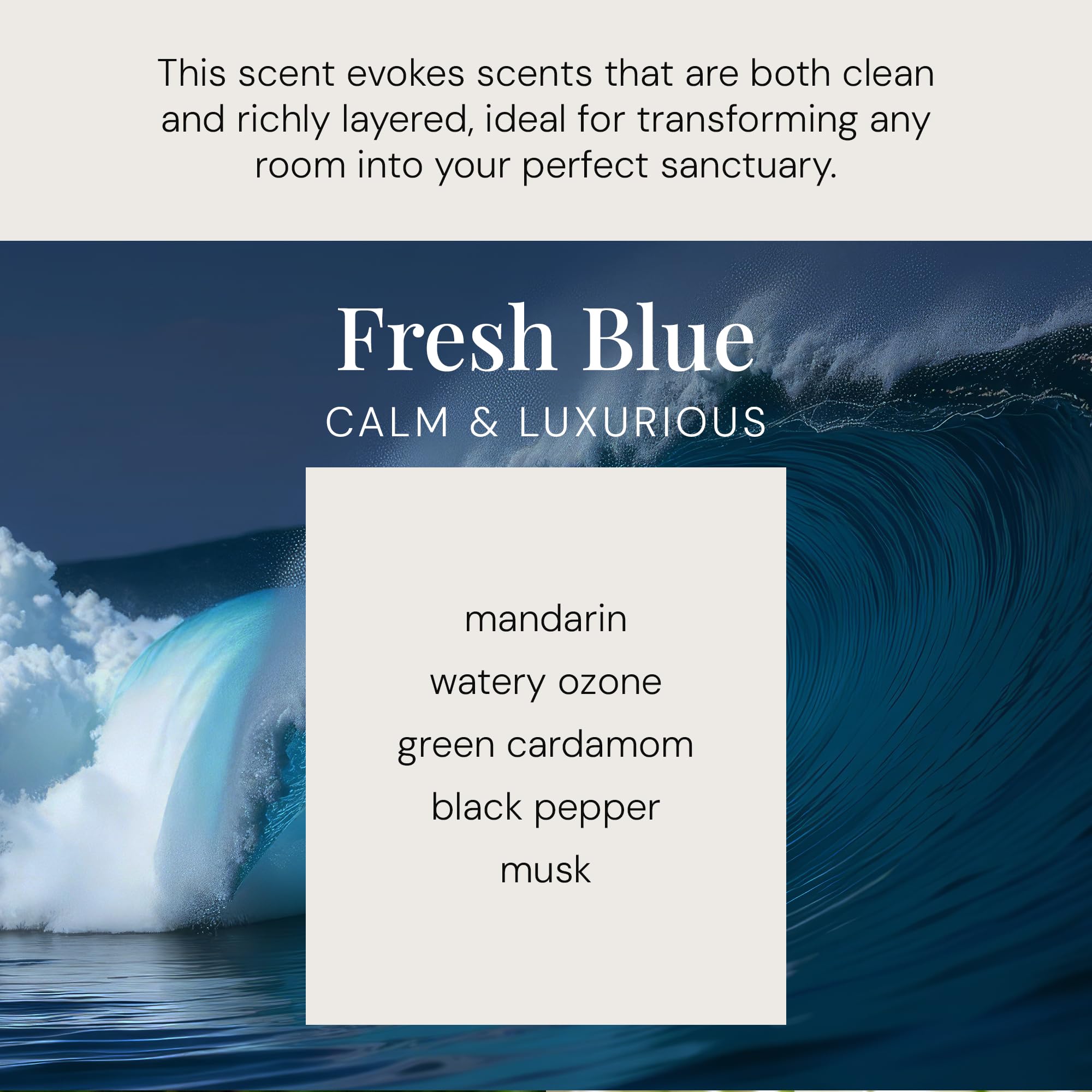 Air Esscentials Soy wax candle lit to create cozy evenings and focus-friendly spaces.