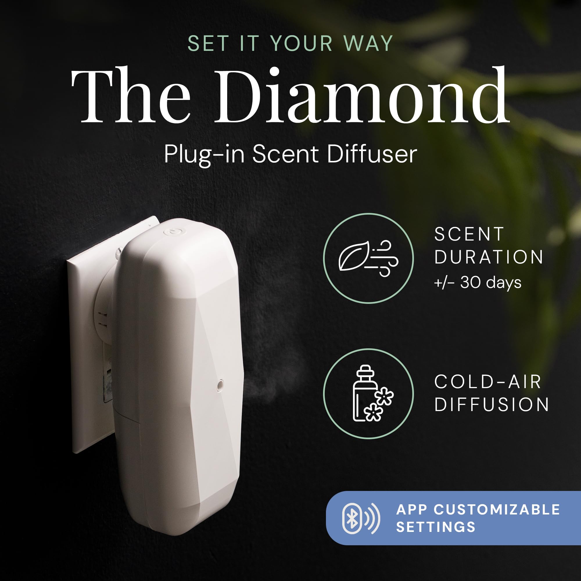 Air Esscentials waterless diffuser with 100 mL bottle for clean use