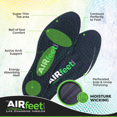 AIR FEET All-day comfort insole fits sneakers and casual shoes.
