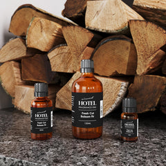 Air-Scent diffuser oil in holiday decor scene suggests seasonal ambience