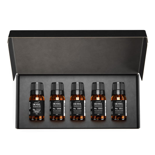Air-Scent Hotel Diffuser Oil Gift Set front view ideal for gifting serene hotel-inspired scents