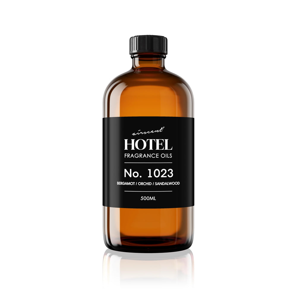Air-Scent No 1023 baccarat-inspired bottle pour creates hotel-like ambiance in any room.