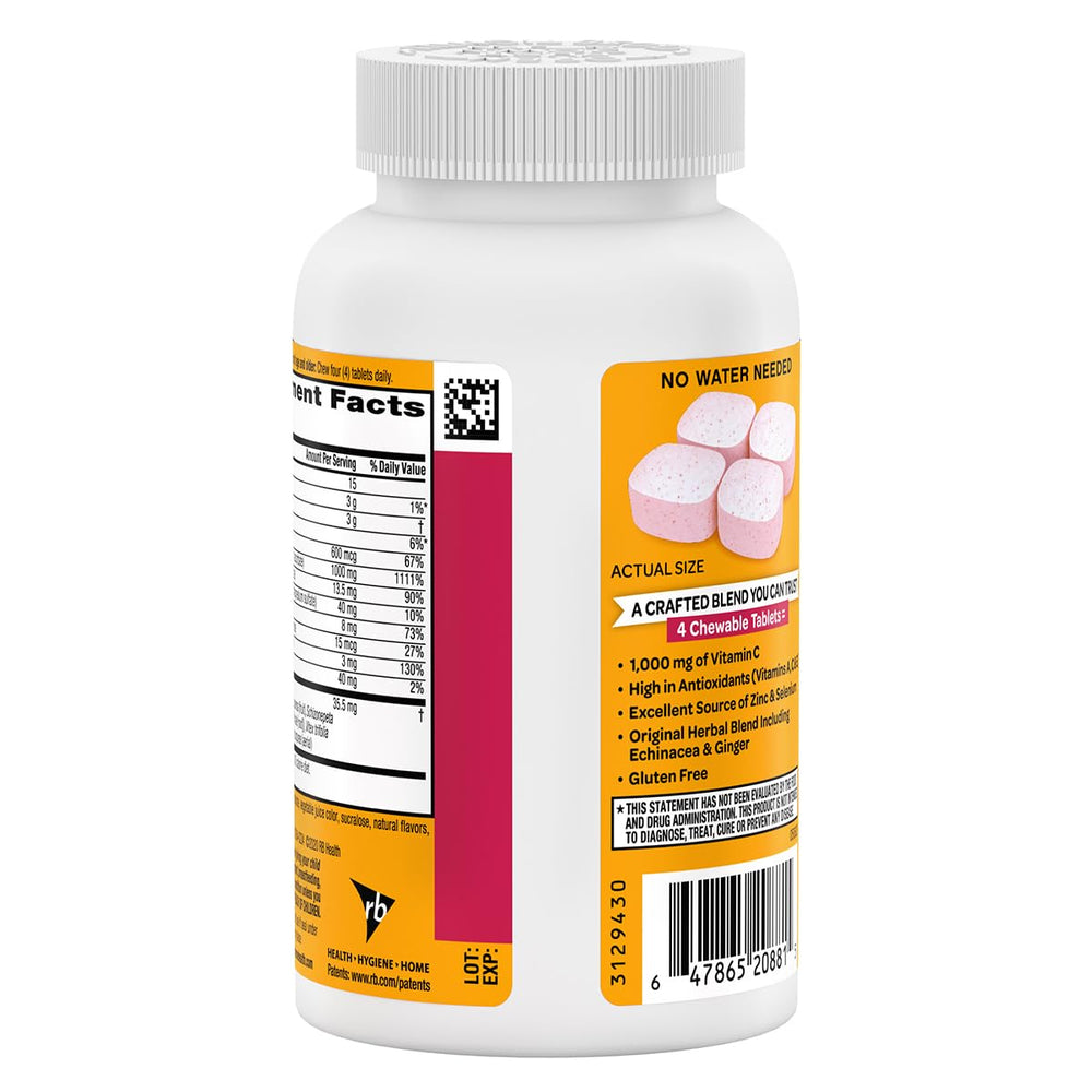 Airborne chewables shown as you take a quick daily immune support moment.