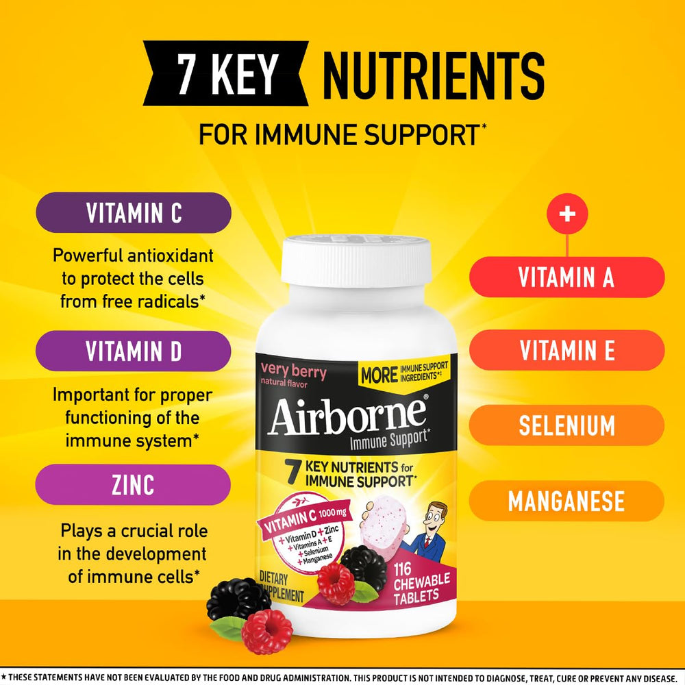Airborne makes daily immune support easy on the go.