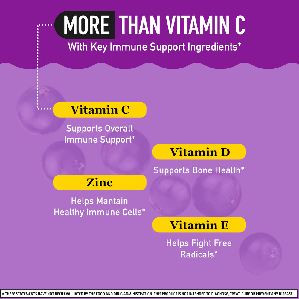 Airborne Elderberry Gummies packaging box highlights immune-friendly ingredients.