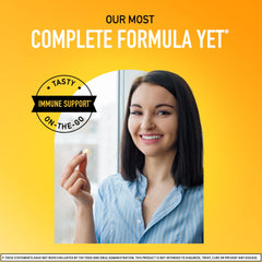 Adults 14+ portion of four chewables for daily routine.