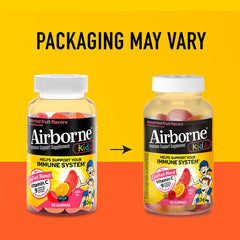 Airborne Kids daily routine gummies served as a convenient snack.