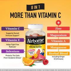 Airborne multi-nutrient blend ingredients list offers more than vitamin C support options.