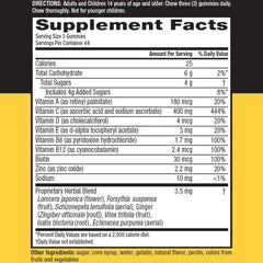 Airborne Selenium and Vitamin E icons on packaging