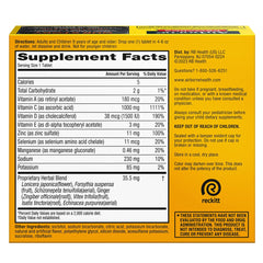 Airborne zesty orange flavor sugar-free formula ideal for on-the-go