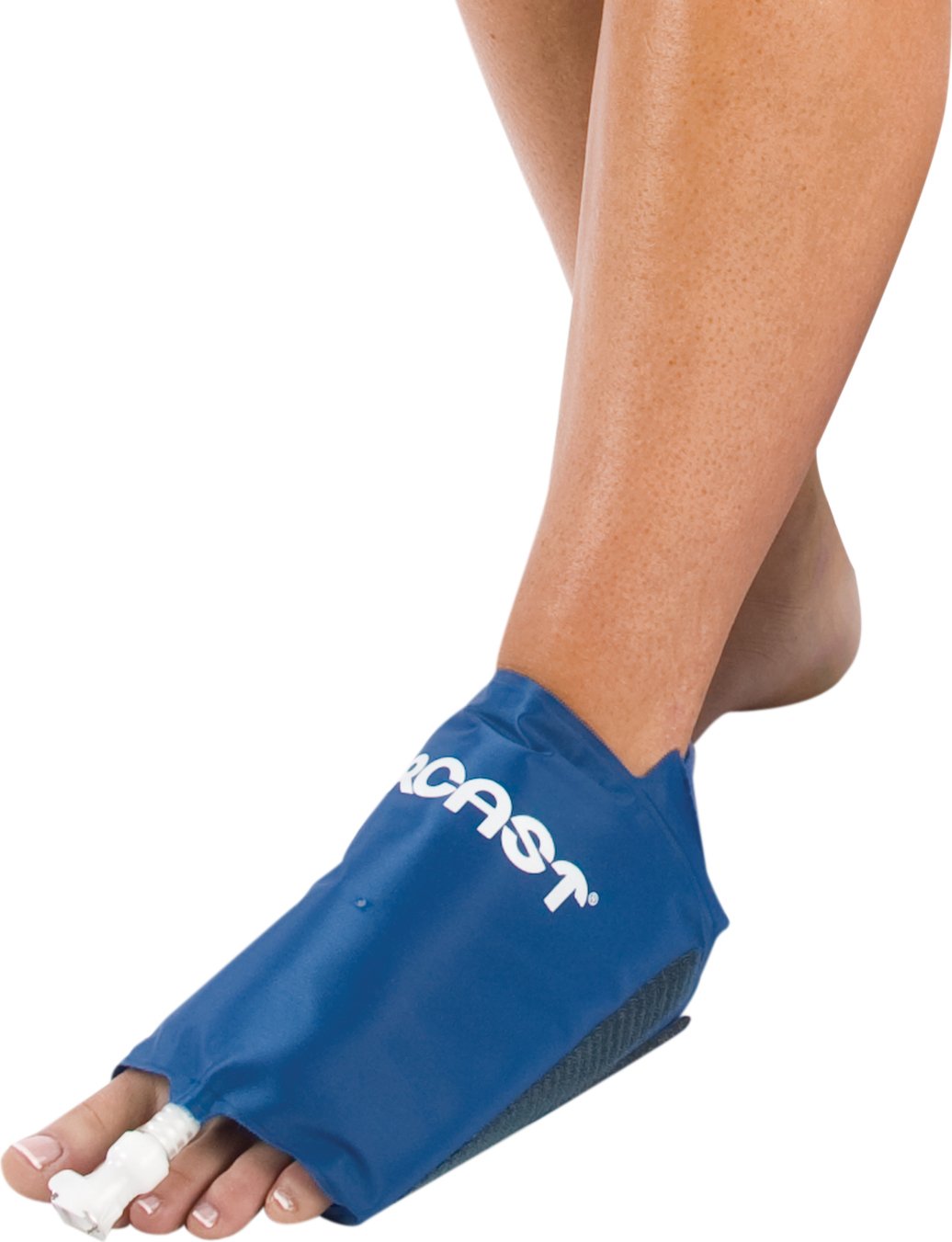 Aircast Foot Cryo/Cuff closeup showing targeted cold therapy for the foot.