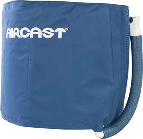 Aircast gravity cooler setup enabling long, consistent cryotherapy sessions.