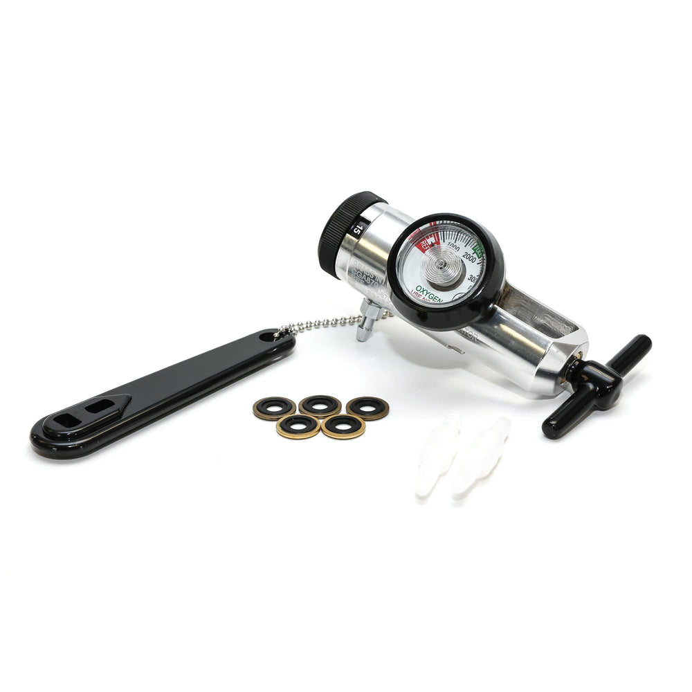 AireMed tubing swivel connectors enable flexible hose setup.