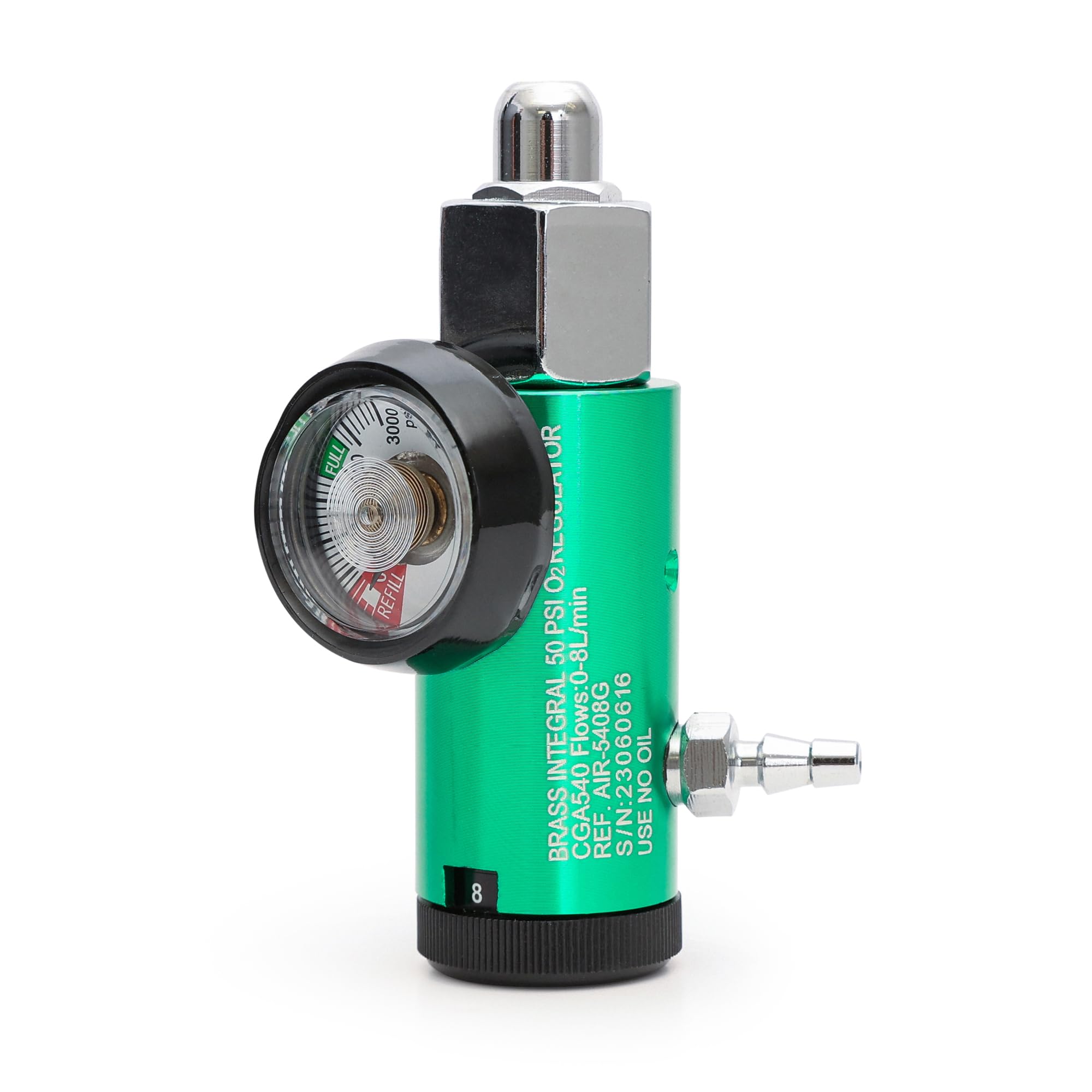 AireMed regulator in a home oxygen setup for convenient use at home.