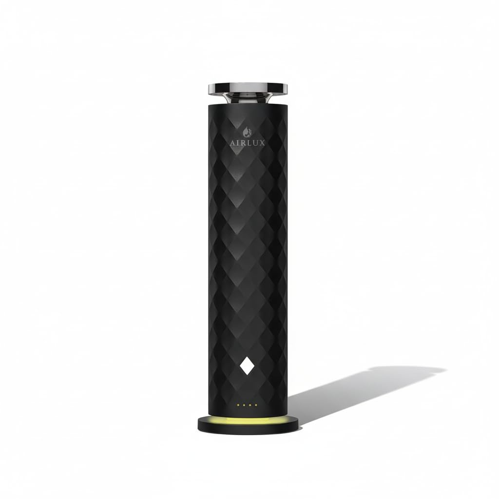 Airlux Lunar Classic 300 diffuser in black for quiet, room-wide scent diffusion.