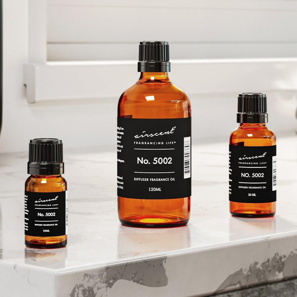AirScent Creed Aventus diffuser oil packaging and label showing no artificial colors.
