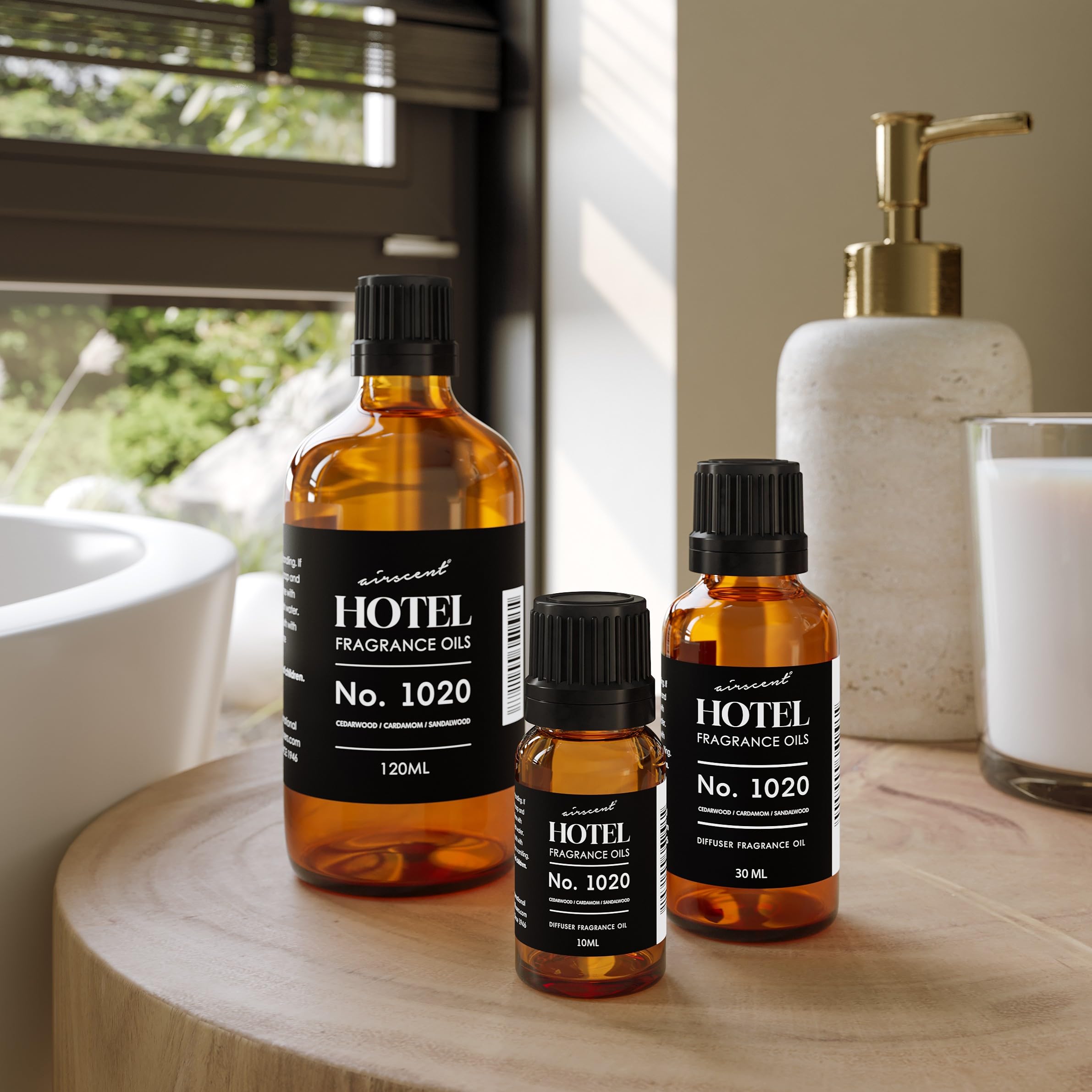 Air-Scent No.1020 dropper bottle closeup highlights premium diffuser oil