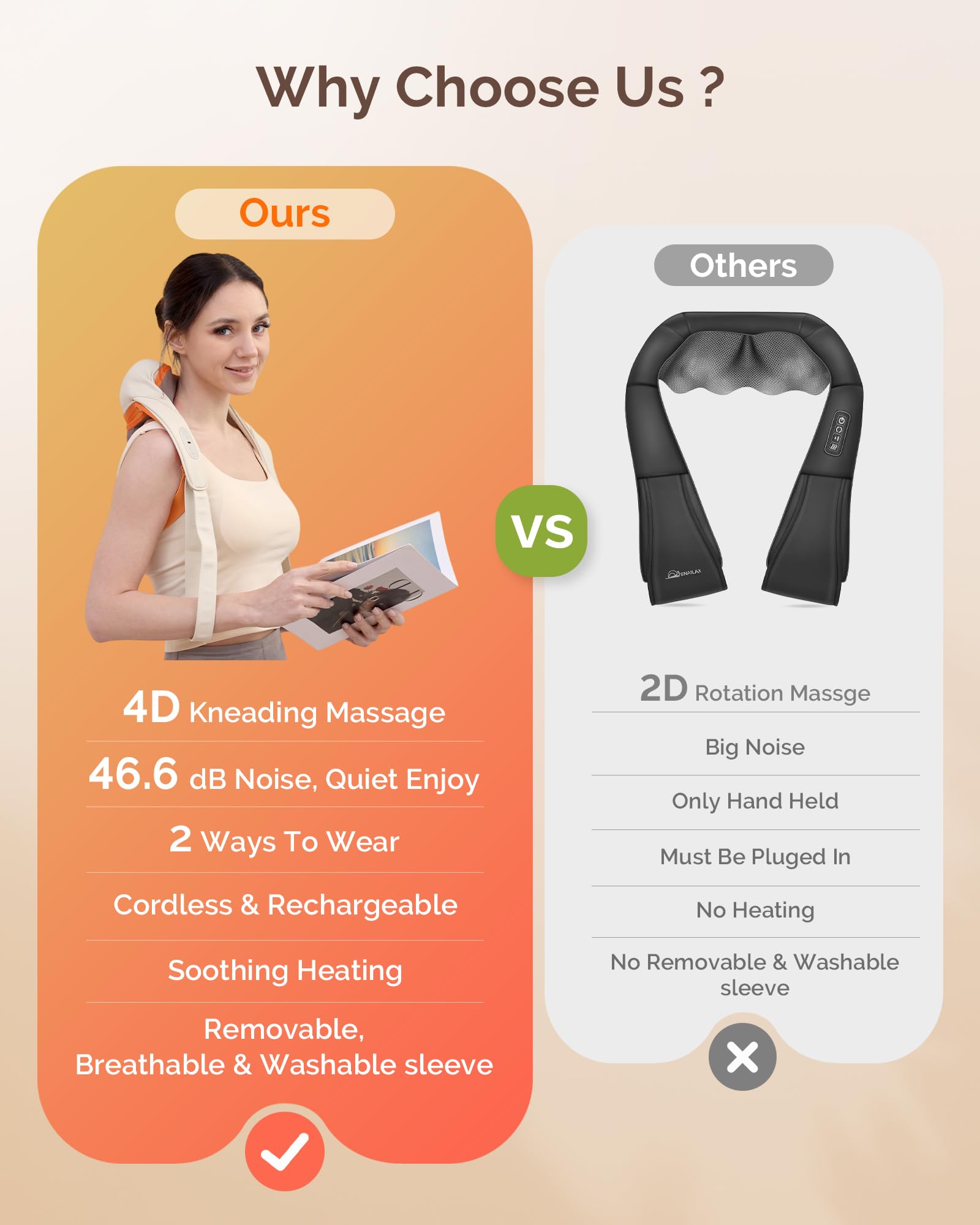 AirSee 4D kneading pillow focuses on neck and shoulders