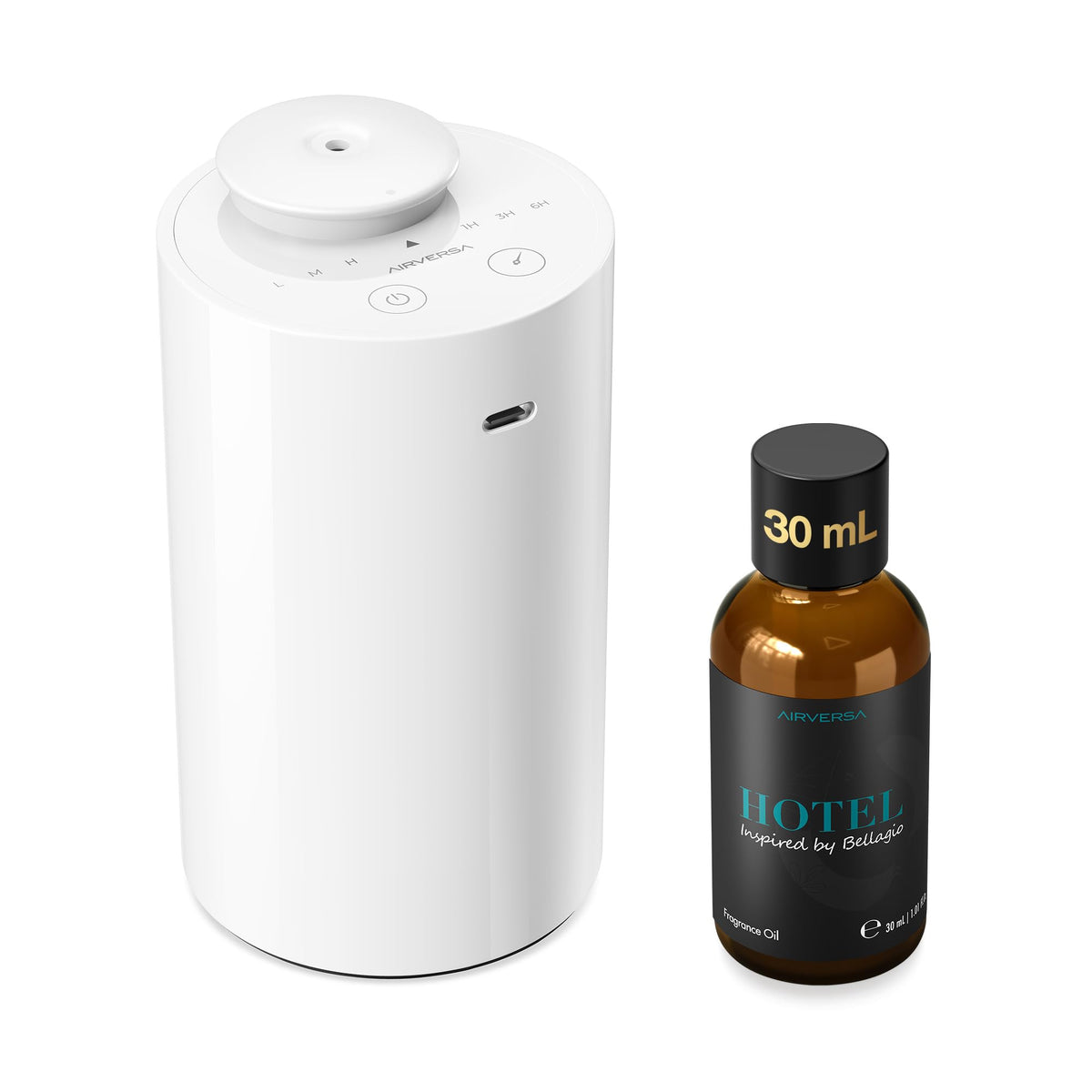 Airversa AN6Kit4 waterless diffuser in white for fragrance without mess.
