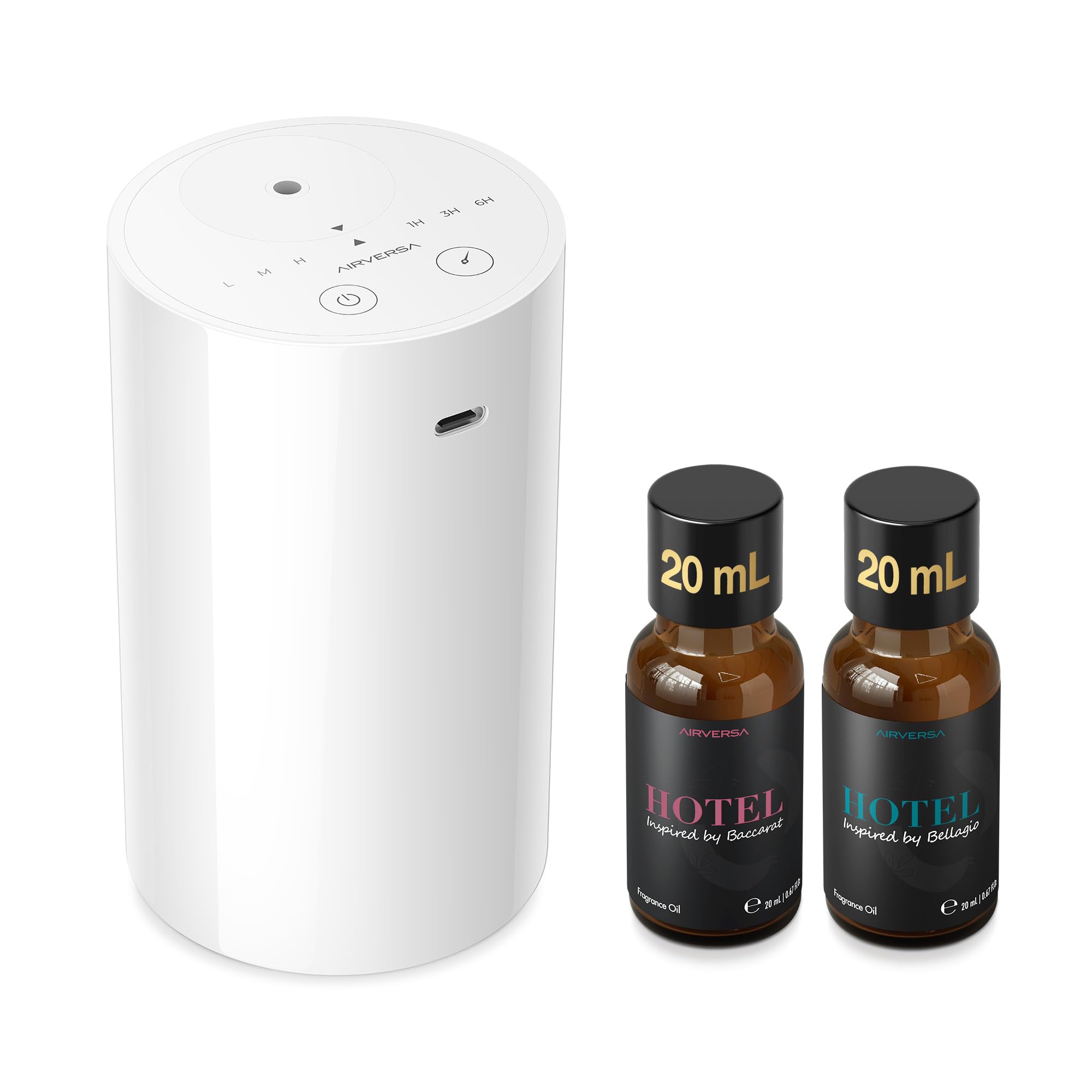 Airversa AN8Kit-3 waterless diffuser ready for instant ambience.