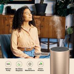 Airversa waterless design reduces refills and supports greener aromatherapy.