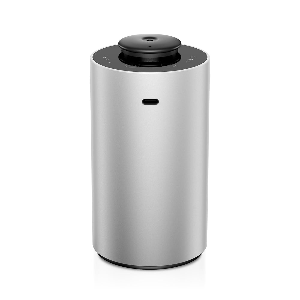 Airversa Scenta Lux bottle-attachment for quick waterless setup.