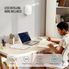 Airversa wall-mount and tabletop design fits any space.