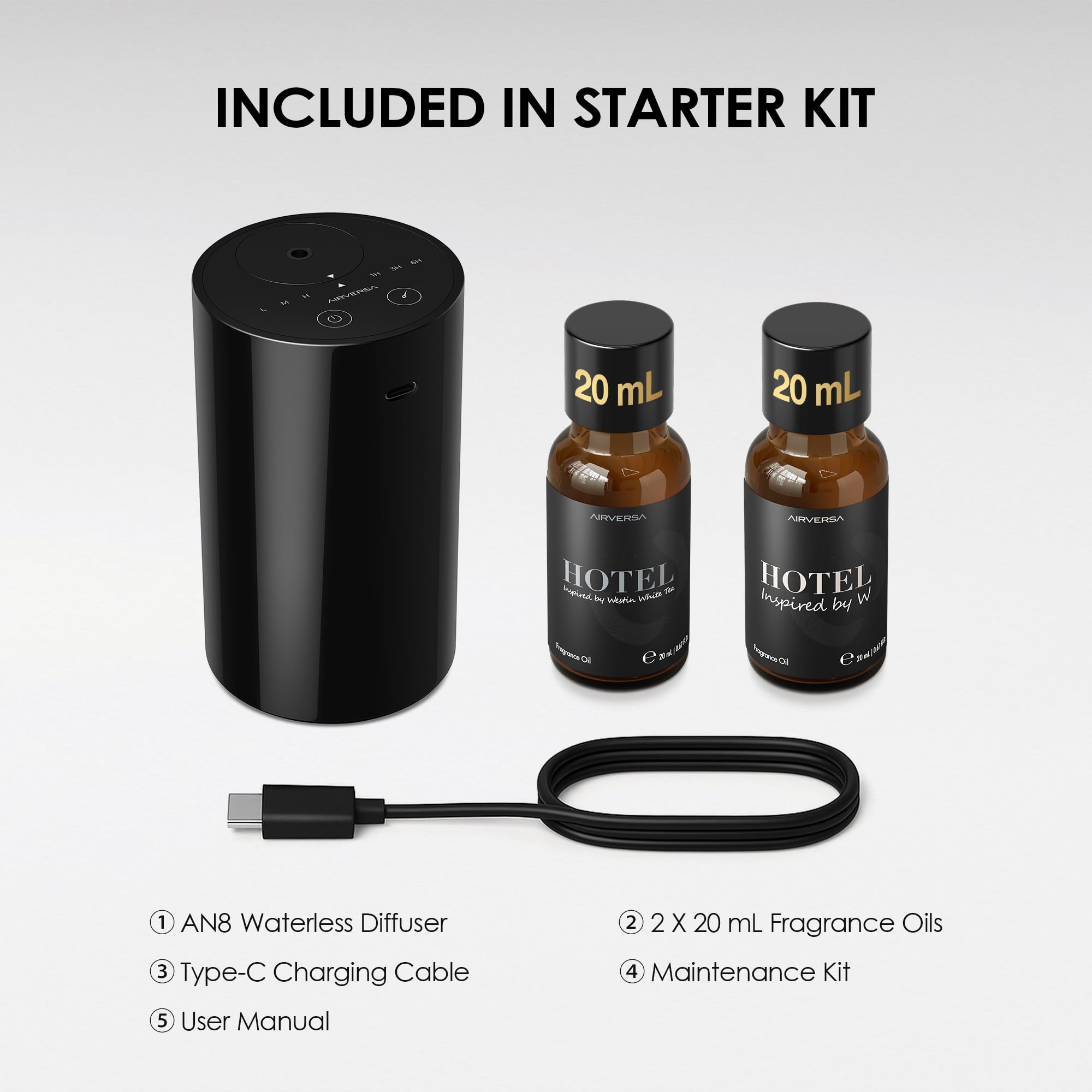 Airversa waterless nano mist preserves oil purity.