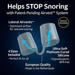 Airvexa Flow ultra-soft platinum-cured silicone for comfortable wear all night