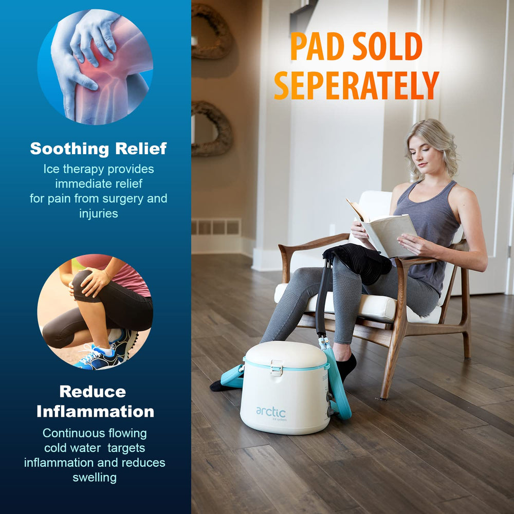 Filling with ice and water for AIS Classic therapy demonstrates quick setup